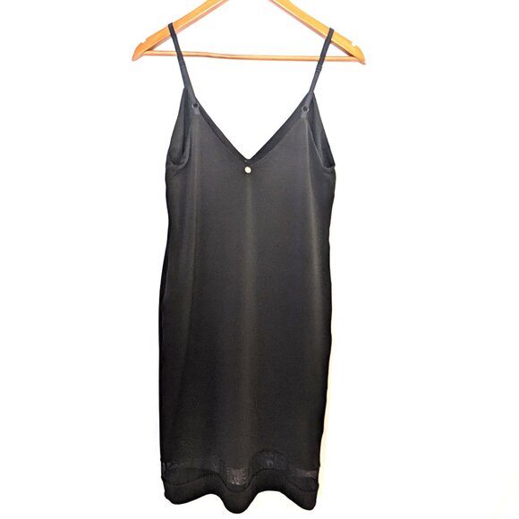 NWT Alice + Olivia | AIR Cate Bodycon Black Mini Dress w/ Sheer Mesh Panel | 12 - Picture 9 of 13